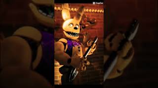 Contigo me divertí 🎶  Five nights at Freddys  FnaF  Fredbears Family  Spring bonnie  song [upl. by Molini]