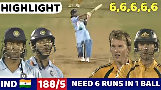 INDIA VS AUSTRALIA T20 WORLD CUP 2007  FULL MATCH HIGHLIGHTS  MOST THRILLING MATCH EVER🔥😱 [upl. by Eynttirb418]