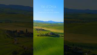 🇮🇹 Like Heaven Val dOrciaTuscany italy tuscany valdorcia [upl. by Ellered]