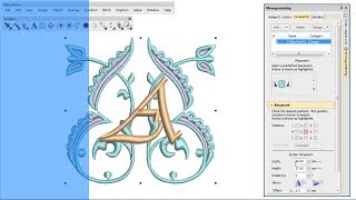 Creating monograms with Wilcoms EmbroideryStudio [upl. by Ataynik]