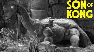 Son of Kong 1933  Nothosaurus Screen Time [upl. by Atenaz]