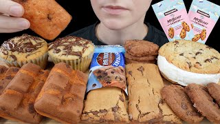 ASMR Chocolate Chip Desserts MrBeast Cookies Ice Cream Sandwich Milka Cakes Cookie Bars Muffins [upl. by Ohnuj]