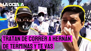 MARCHA TERMINAS y TE VAS ASISTENTES TRATAN de CORRER a HERNÁN y SACAN TODA su IRA [upl. by Michaele951]