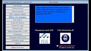 dépôt état 9421 Edi Via logiciel JBS Paie [upl. by Arodnahs50]