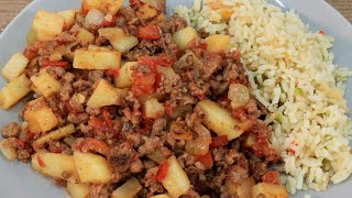 CARNE MOLIDA CON PAPAS [upl. by Indihar]