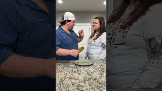 Hes obsessed with the pickle sandwiches 🤦🏻‍♀️ marriagehumor couplecomedy [upl. by Alarice]