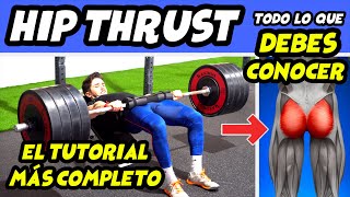 HIP THRUST con Barra Tutorial MÁS COMPLETO  ERRORES y Soluciones que NO CONOCES 🍑 [upl. by Lemuel88]