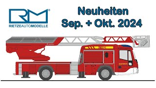 Rietze Modellauto Neuheiten September und Oktober 2024  Spur H0 [upl. by Novets596]