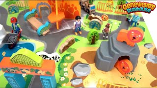 Lets Build a Zoo and Play with a Toy Farm to Learn Animal Names [upl. by Purpura]