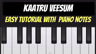 Kaatru Veesum Piano Notes  Neram  TSPN [upl. by Cort183]