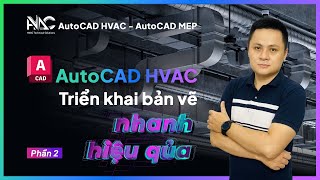 Autocad HVAC  Cách vẽ ống gió miệng gió nhanh hiệu quả  Phần 2 [upl. by Julius]