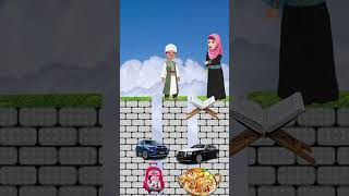 ইসলামিক ছেলেটির মা vs সৎ মা  Islamic video cartoon shorts trending ytshorts foryou [upl. by Kcirdnek]