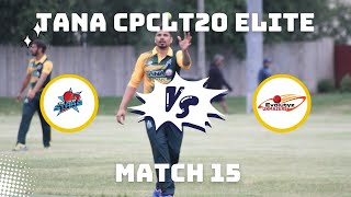 TANA CPCLT20 ELITE CHAMPIONSHIP SEASON 2  LEAGUE MATCH 15  CAROL STREAM STARS VS EVOLUTYZ UNMAZERS [upl. by Adnawyt]