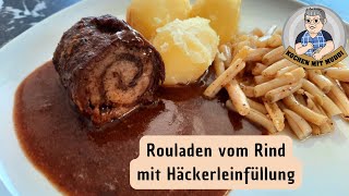 Rouladen vom Rind mit Häckerleinfüllung [upl. by Jansson]