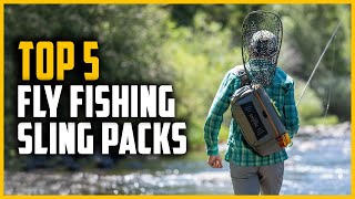 Best Fly Fishing Sling Pack 2024  Top 5 Fishing Sling Pack Review [upl. by Attey]