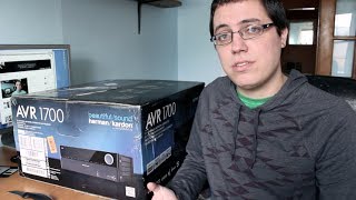 Unboxing Harman Kardon AVR 1700 51 Channel AV Receiver [upl. by Nilrev858]