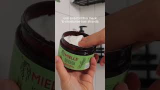 Mielle Rosemary Mint Strengthening Shampoo  Rosemary Mint Strengthening Hair Masque [upl. by Allekram]