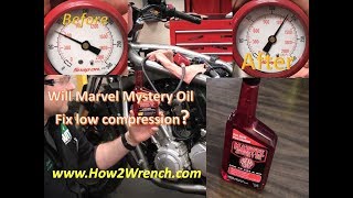 Part 1 Does the Marvel Mystery Oil trick REALLY work to raise low compression [upl. by Clarke387]