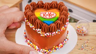 Amazing KITKAT 🌈🎂 1000 Miniature Delicious KITKAT Cake Decorating Recipes  DA Miniature Clay [upl. by Bakerman329]