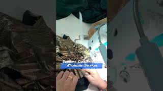 Metallic pleated dress sewing womendressfactory dresswholesale dressmanufacturer sewing [upl. by Adiahs]