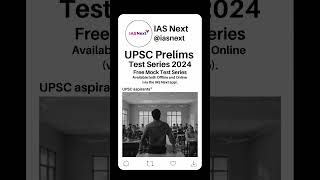 UPSC Prelims 2024 Free Mock Test  Available both offline and online  UPSC  UPSC Prelims [upl. by Lachance]