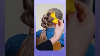 How to Bubble Braid a Ponytail Inspired by Princess Jasmine  Princessify Your Hair [upl. by Lune]