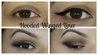 Winged Liner for LowHooded Creases amp Smoking it out  Janbeautary Day 17  ChristineMUA [upl. by Ybeloc]