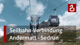 Seilbahn Oberalppass  Schneehüenerstock  Andermatt  Sedrun [upl. by Adniral]