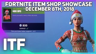 Fortnite Item Shop CHRISTMAS SKINS ARE HERE December 8th 2018 Fortnite Battle Royale [upl. by Audra1]