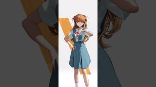 Asuka Shikinami Langley School Uniform Bond Level Up 1 2 3 [upl. by Dacia]