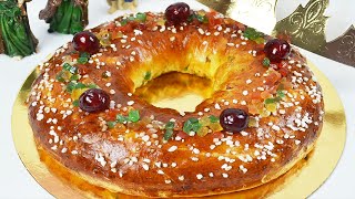 BRIOCHE DES ROIS AUX FRUITS CONFITS ET AUX AGRUMES [upl. by Allene]