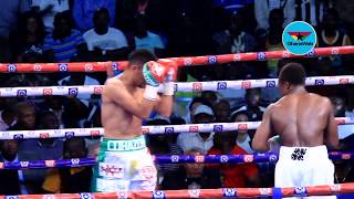 Isaac Dogboe knocks out Cesar Juarez – Round 5 [upl. by Willumsen193]