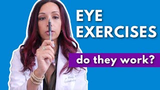 Pencil PushUp Eye Exercises amp Vision Therapy  Eye Doctor Shows You How [upl. by Aroc]