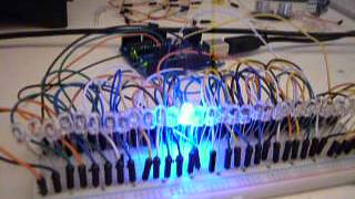 Charlieplexing 30 leds arduino [upl. by Ycrad]