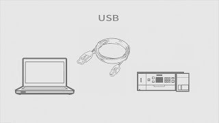 パソコンと接続する （USBケーブル編）（エプソン EWM770T NPD5780 [upl. by Goodill]