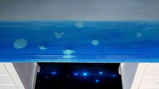 How to Make an Epoxy Resin Ocean Table StepByStep [upl. by Jehanna826]