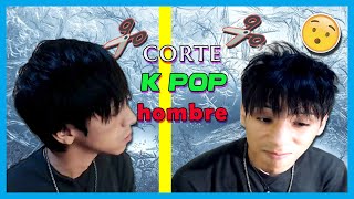 ✂CORTE de PELO hombre  estilo KpopCOREANO [upl. by Omlesna]