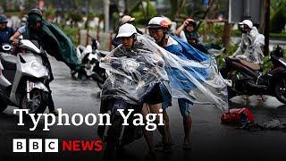 Deadly Super Typhoon Yagi hits Vietnam  BBC News [upl. by Esinaej874]