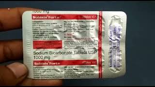 Sobisis Forte Tablet  Sodium Bicarbonate Tablets Usp 1000 mg  Sobisis Forte Tablet Uses Benefits [upl. by Hterrag]