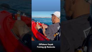 Kayak Fishing Off Redondo Beach kayakfishing fishing ocean kayak beach vibes shorts redondo [upl. by Julia594]