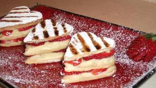 Mille Feuille Recipe  Valentines Day Special  CookingWithAlia  Episode 95 [upl. by Nothgiel571]