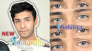 JUST LAUNCHED 5 NEW SOLOTICA COLORS  Natural Contact Lenses [upl. by Ahsaetal]