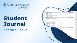 NetSupport School Feature Focus  Student Journal [upl. by Aicinod]