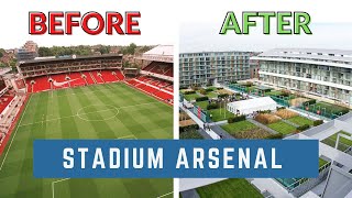 Melihat langsung Kondisi Stadium lama Arsenal FC Highbury Stadium London [upl. by Ellekram]