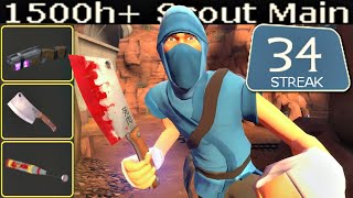 The Scouting Shinobi🔸1500h Scout Main Experience TF2 Gameplay [upl. by Nenney228]