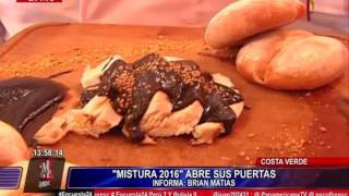 Mistura 2016 Pedro Pablo Kuczynski inauguró la feria gastronómica 22 [upl. by Nosreffej]