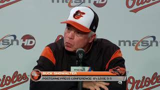 Buck Showalter speaks after loss to Rays [upl. by Jarvey738]