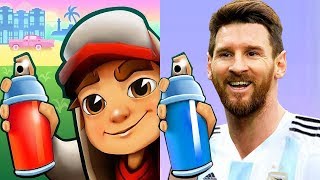 Subway Surfers TAGBOT vs MESSI Gameplay HD [upl. by Annert]