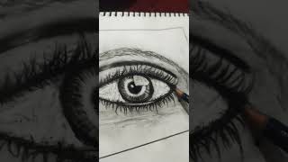 hyper realistic eye drawing [upl. by Ralyks]