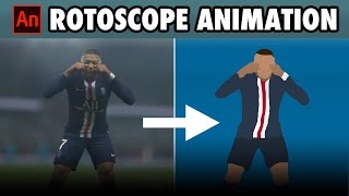 How to make Animated GOAL CELEBRATIONS  Adobe Animate Rotoscoping Tutorial  Elliano [upl. by Halie]